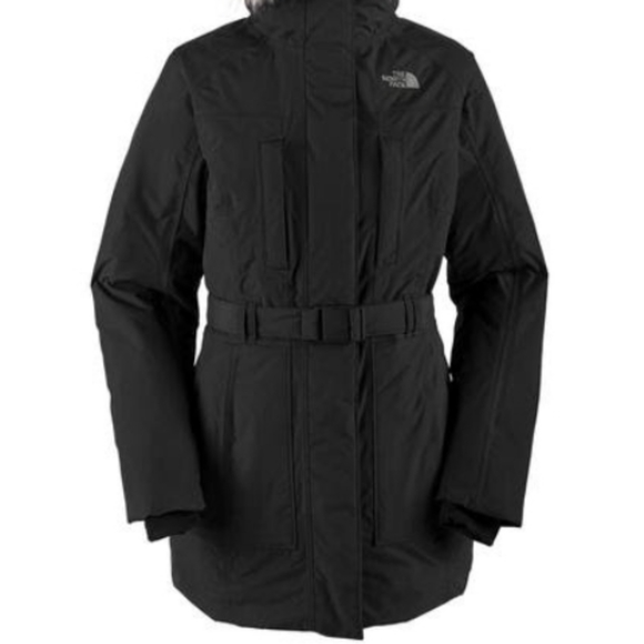 North face brooklyn parka black Clearance